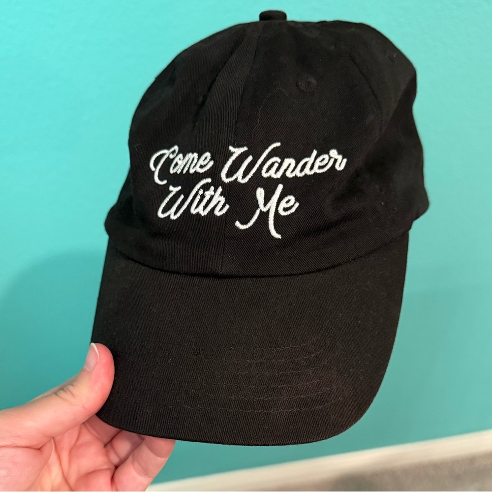 Adjustable Baseball Cap “Come Wander With Me” - Picture 7 of 7